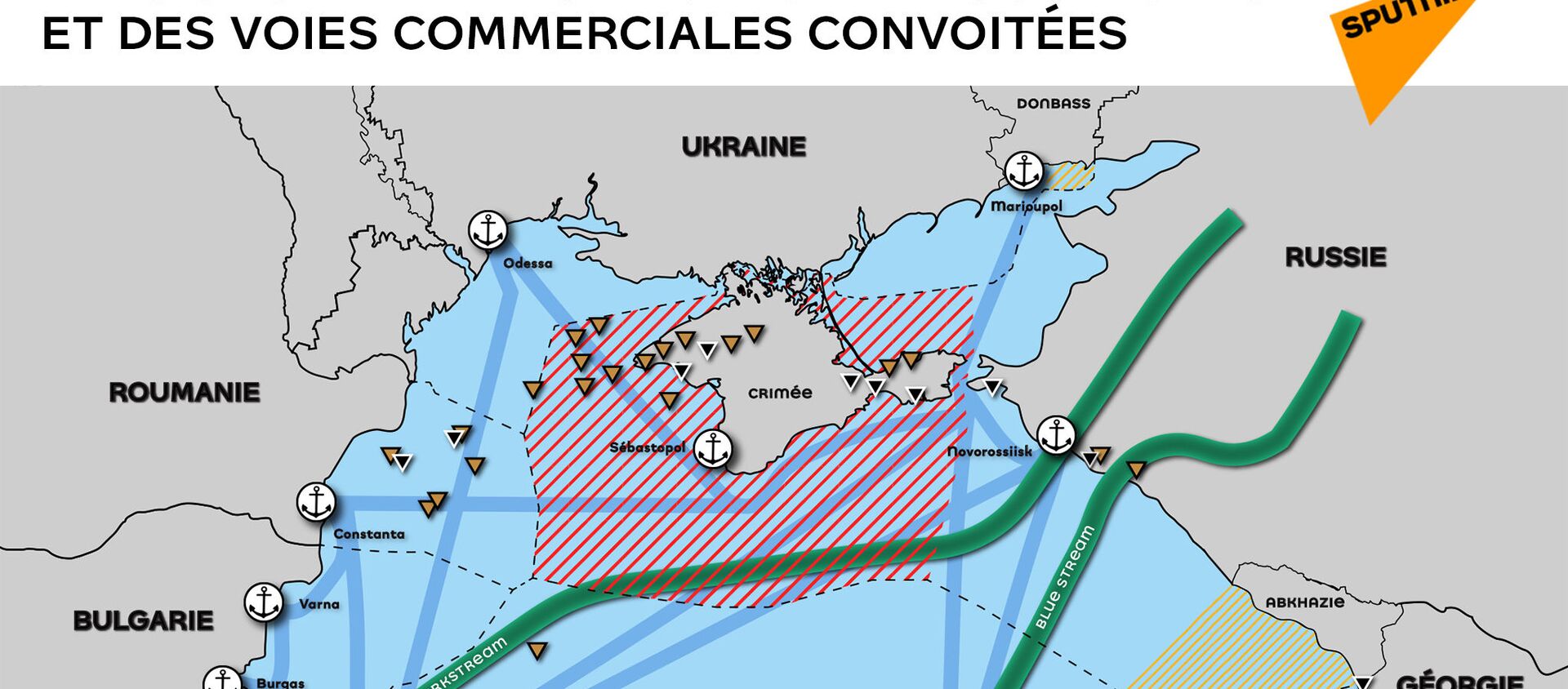 Tensions en Mer noire : des hydrocarbures et des voies commerciales convoitées  - Sputnik Afrique, 1920, 01.07.2021