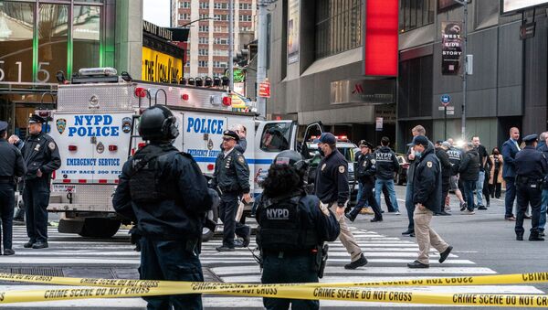 La police sur les lieux d'une fusillade à New York (archive photo) - Sputnik Afrique