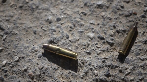 Cartouches de balles retrouvées à l'entrée de la résidence du Président haïtien assassiné - Sputnik Afrique
