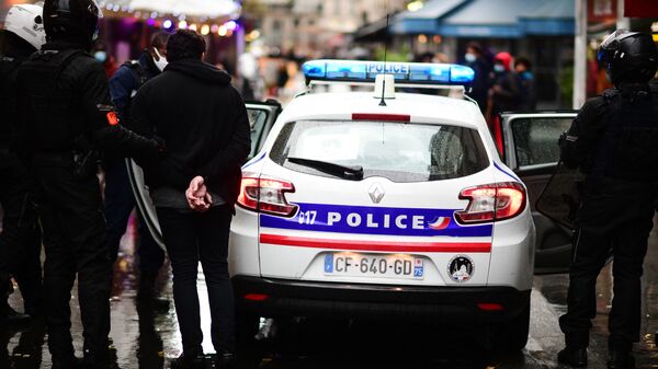 Voiture de police à Paris - Sputnik Afrique