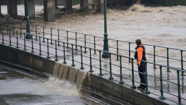 Inondations à Liège, Belgique, le 15 juillet - Sputnik Afrique