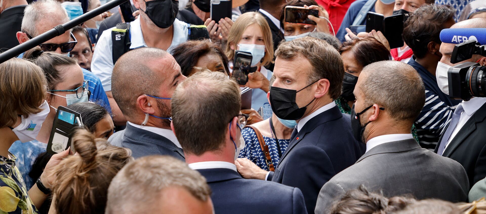 Emmanuel Macron à Lourdes, le 16 juillet 2021 - Sputnik Afrique, 1920, 18.07.2021