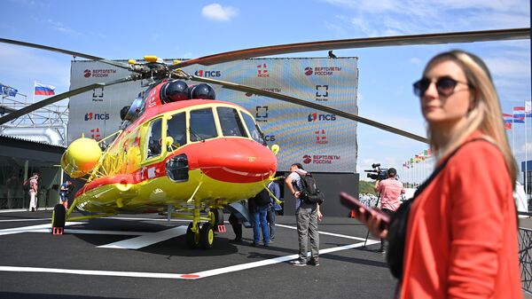 Hélicoptère Mi-8AMTSH de l'aviation sanitaire pour Max-2021 - Sputnik Afrique