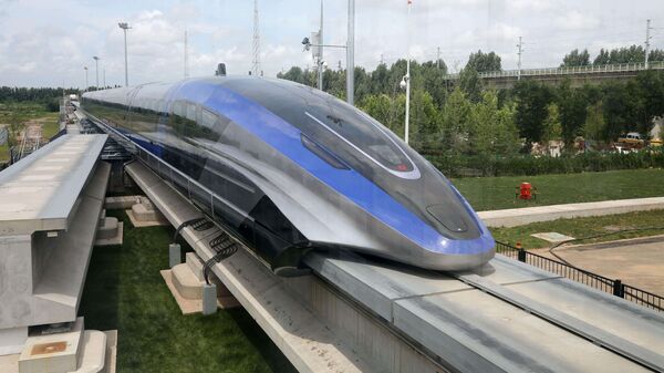 Le train Maglev en Chine, le 20 juillet 2021 - Sputnik Afrique