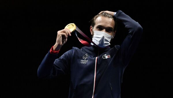 Romain Cannone, premier champion olympique français aux JO 2020 - Sputnik Afrique