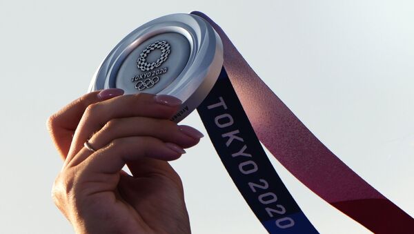 Médaille d'argent des JO-2020 à Tokyo - Sputnik Afrique
