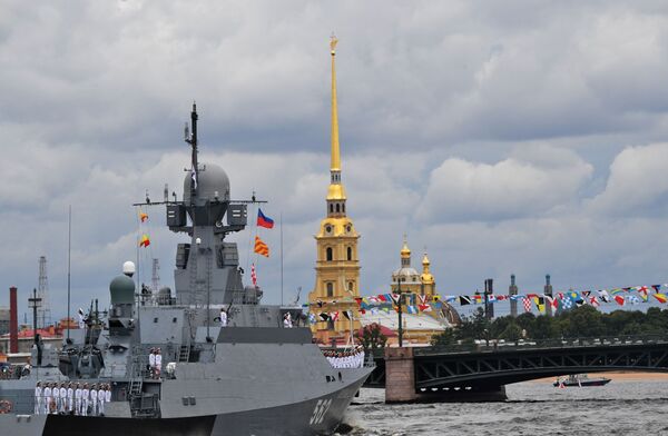 Célébration de la Journée de la Marine dans les villes russes
 - Sputnik Afrique