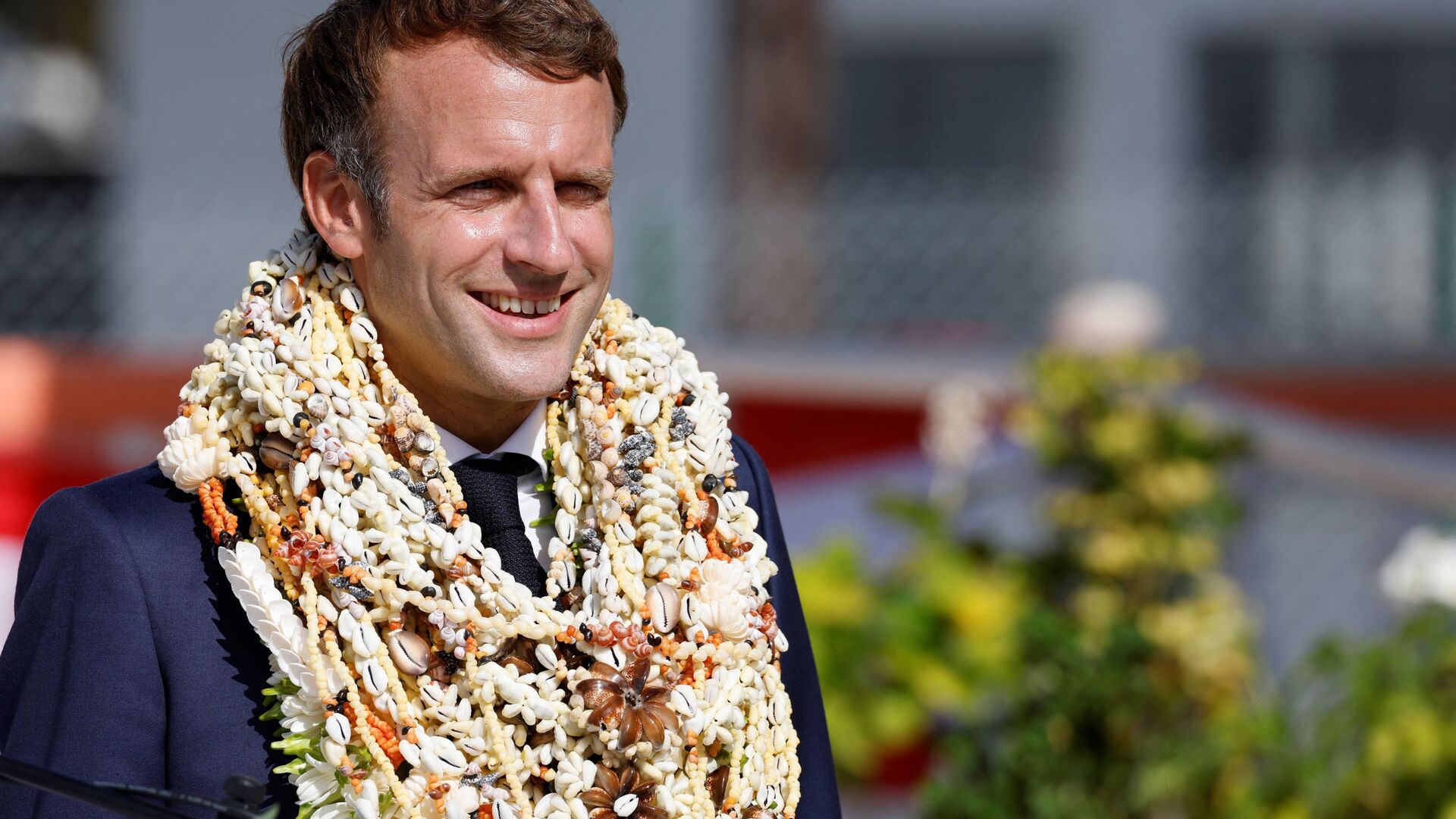 Emmanuel Macron en visite en Polynésie française, le 26 juillet - Sputnik Afrique, 1920, 27.07.2021