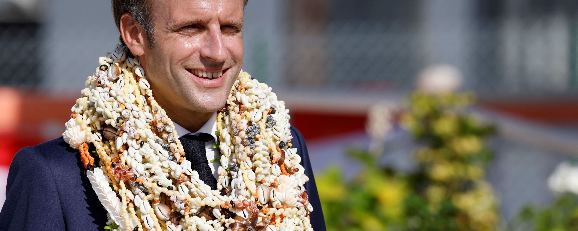 Emmanuel Macron en visite en Polynésie française, le 26 juillet - Sputnik Afrique, 1920, 28.07.2021