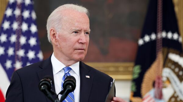 Le président américain Joe Biden prononce un discours à la Maison Blanch - Sputnik Afrique