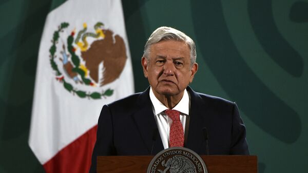 Président des États-Unis mexicains, Andrés Manuel Lopez Obrador - Sputnik Afrique