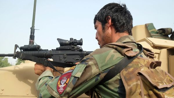 Un soldat afghan, juillet 2021 - Sputnik Afrique