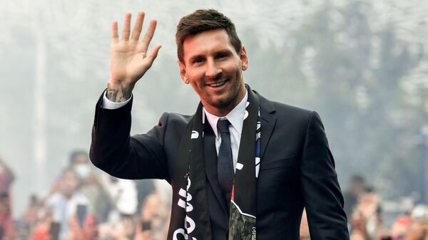 Lionel Messi à Paris, le 11 août - Sputnik Afrique