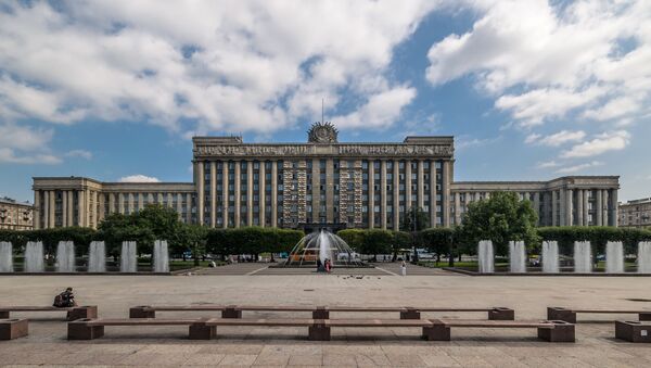 Maison des Soviets à Saint-Pétersbourg qui accueille le groupe Léninets - Sputnik Afrique