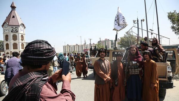 Des talibans* à Kaboul - Sputnik Afrique