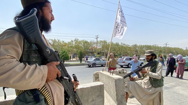 Des talibans à Kaboul, le 17 août 2021 - Sputnik Afrique