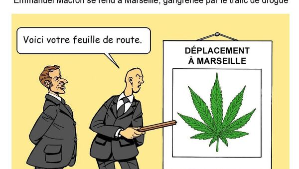 Visite d'Emmanuel Macron à Marseille: un écran de fumée?  - Sputnik Afrique