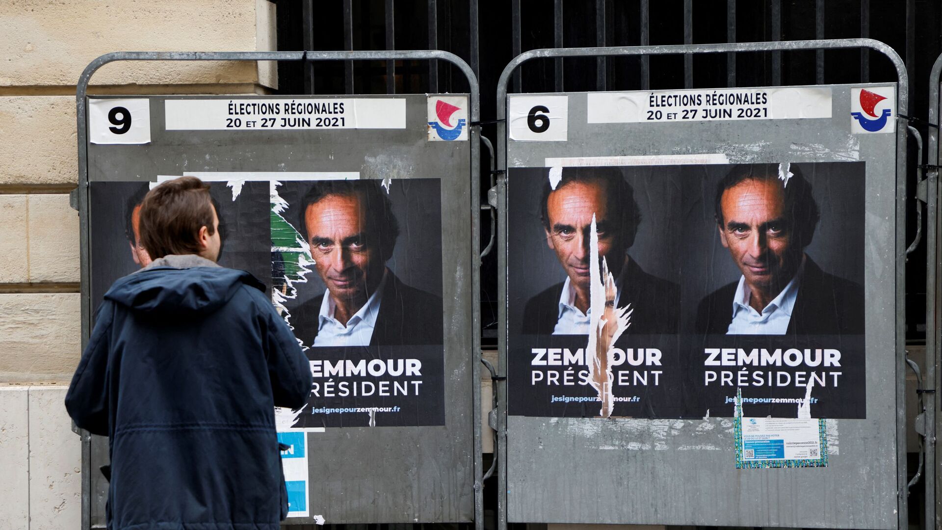 Des affiches «Zemmour président» à Paris - Sputnik Afrique, 1920, 21.12.2021