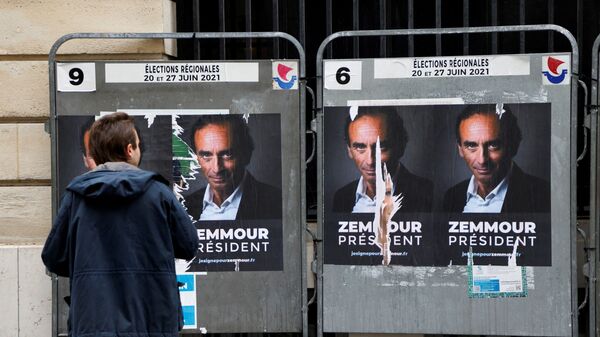 Des affiches «Zemmour président» à Paris - Sputnik Afrique