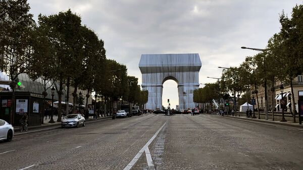 Arc de Triomphe empaqueté, Paris, septembre 2021 - Sputnik Afrique
