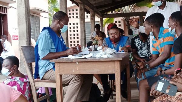 Forte affluence au centre de santé d’Adakpamé (banlieue Est de Lomé) - Sputnik Afrique