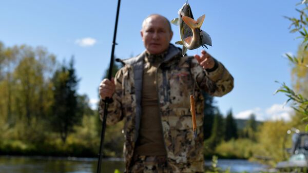 Vacances de Vladimir Poutine en Sibérie - Sputnik Afrique
