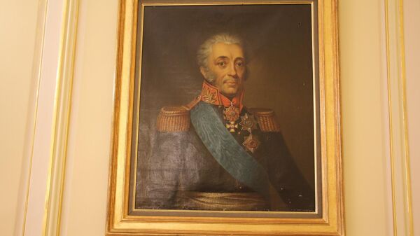 Un portrait du prince Dmitri Lobanov-Rostovski offert le27 septembre à la collection de la résidence d’Ambassadeur de Russie en France - Sputnik Afrique