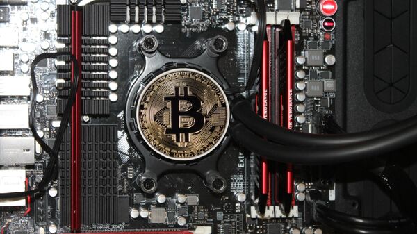Bitcoin, première monnaie cryptographique, image d'illustration - Sputnik Afrique