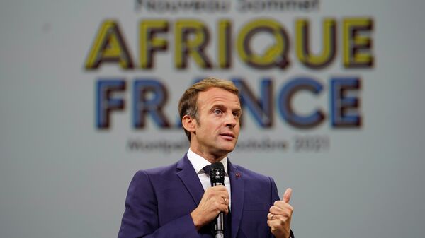 Emmanuel Macron au Sommet Afrique-France - Sputnik Afrique