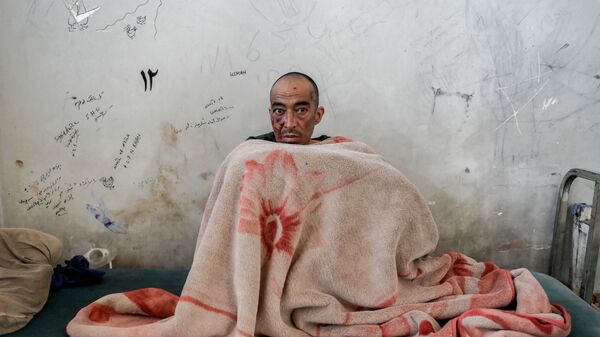 Наркоман в отделении детоксикации больницы им. Авиценны в Кабуле - Sputnik Afrique