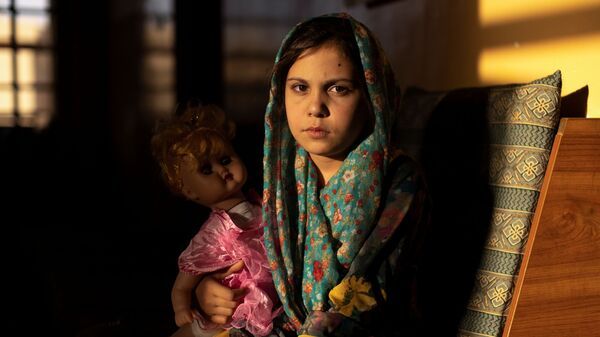9-летняя Самира в детском доме в Кабуле - Sputnik Afrique