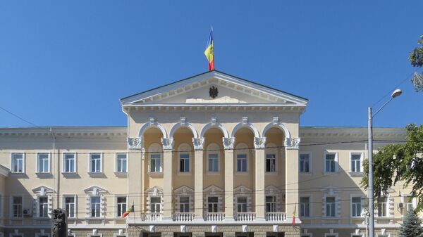 Un batîment administratif du gouvernement moldave à Chisinau  - Sputnik Afrique