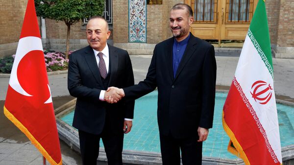 Rencontre du ministre des Affaires étrangères turc avec son homologue iranien - Sputnik Afrique