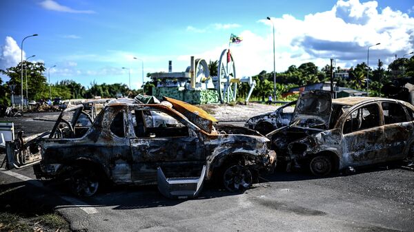 Petit-Bourg, Guadeloupe, le 23 novembre 2021, après des émeutes - Sputnik Afrique
