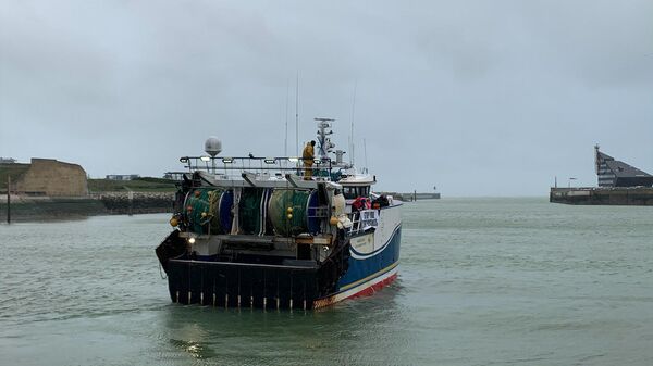 Calais, action des pêcheurs, le 26 novembre 2021 - Sputnik Afrique