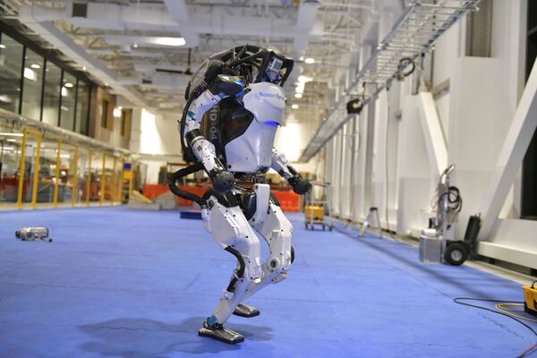 Le robot de Boston Dynamics Atlas lors de tests à Waltham, dans le Massachusetts. - Sputnik Afrique