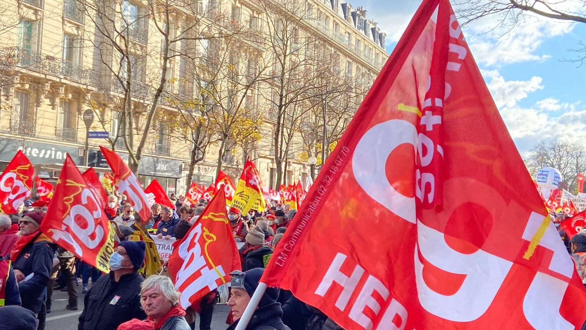 Manifestation nationale des retraités à Paris, le 2 décembre 2021 - Sputnik Afrique, 1920, 07.03.2023