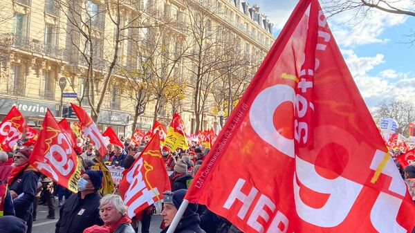 Manifestation nationale des retraités à Paris, le 2 décembre 2021 - Sputnik Afrique