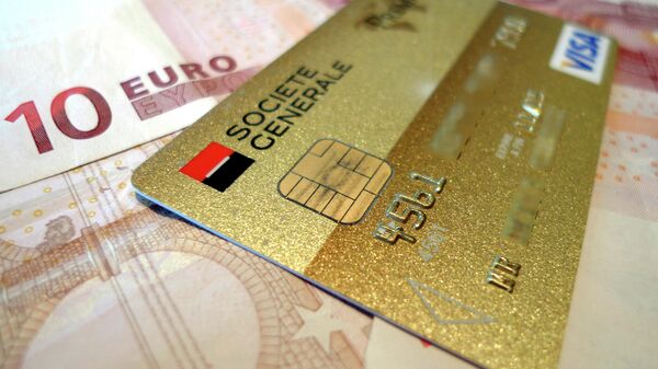 Billet et carte de crédit - Sputnik Afrique