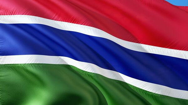 Le drapeau gambien - Sputnik Afrique