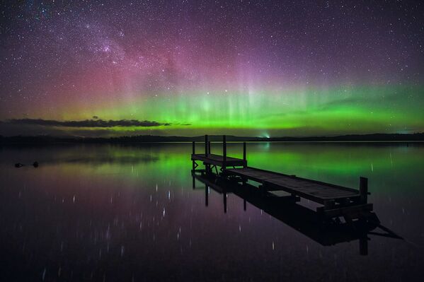 Aurora Australis de David Oldenhof (Australie), photo prise sur l’île de Tasmanie. - Sputnik Afrique