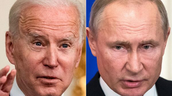 Joe Biden et Vladimir Poutine - Sputnik Afrique