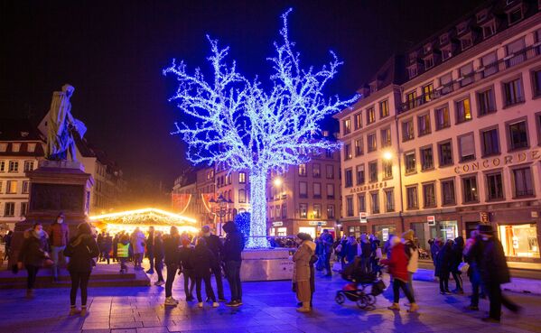 Le marché de Noël de Strasbourg. - Sputnik Afrique