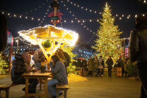 Le marché de Noël de Zurich. - Sputnik Afrique