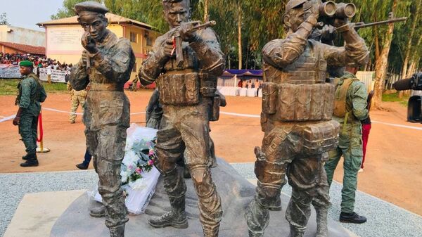 Monument aux alliés russes à Bangui - Sputnik Afrique
