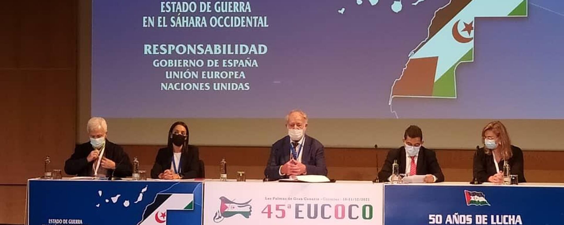 Ouverture de la 45e conférence de la Coordination européenne pour le soutien et la solidarité avec le peuple sahraoui (EUCOCO) à Las Palmas dans les îles Canaries - Sputnik Afrique, 1920, 11.12.2021