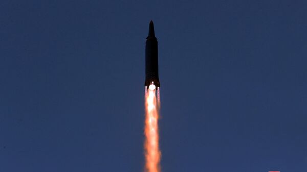 Запуск ракеты в КНДР  - Sputnik Afrique