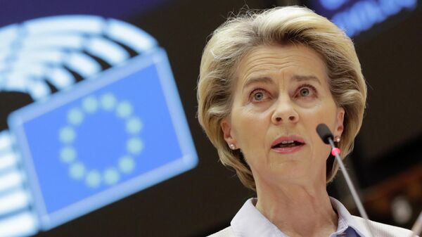 Ursula Von Der Leyen, Présidente de la Commission européenne, 25 novembre 2020. - Sputnik Afrique