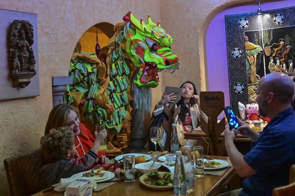 Membres de la communauté chinoise lors des célébrations du Nouvel An lunaire à Mexico. - Sputnik Afrique