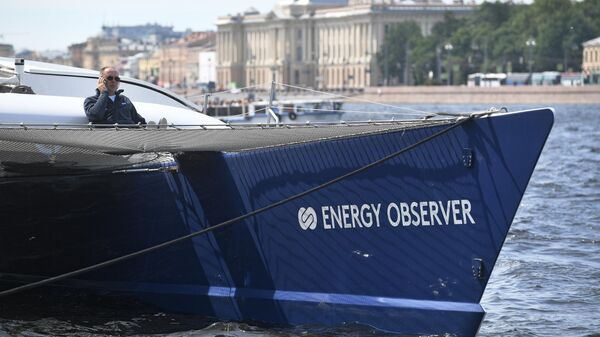 L'Energy Observer 1 à Saint-Pétersbourg, en Russie - Sputnik Afrique